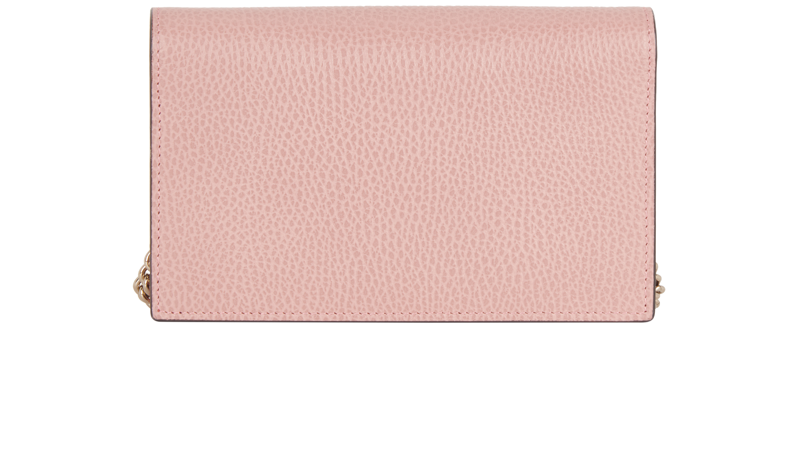 Interlocking Wallet On Chain, &pound;560, Handbags, Pink, Leather, Back view